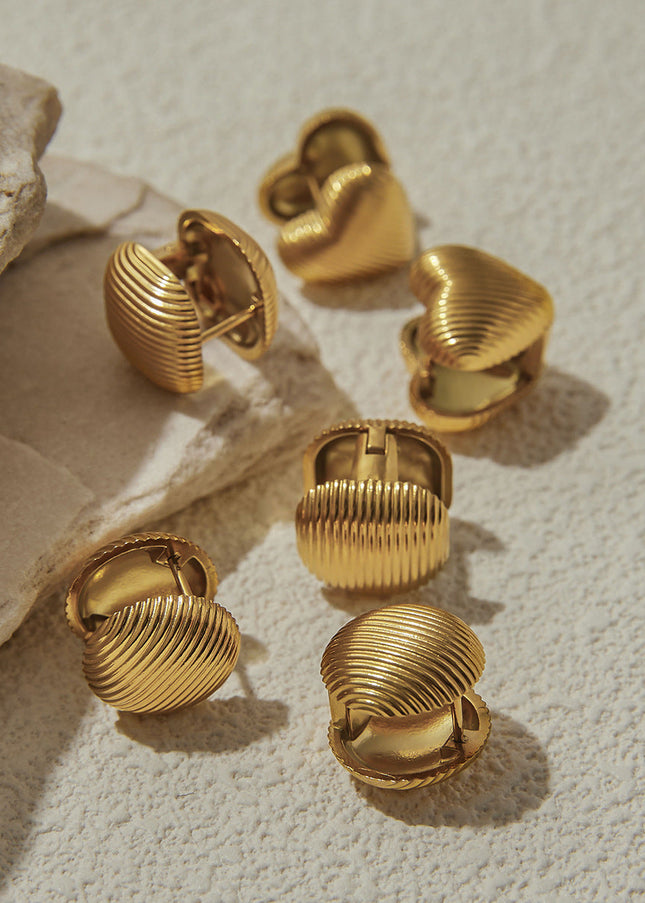 Jieding European and American square stud earrings, light luxury, high-end earrings, women's niche stainless steel earrings, titanium steel jewelry