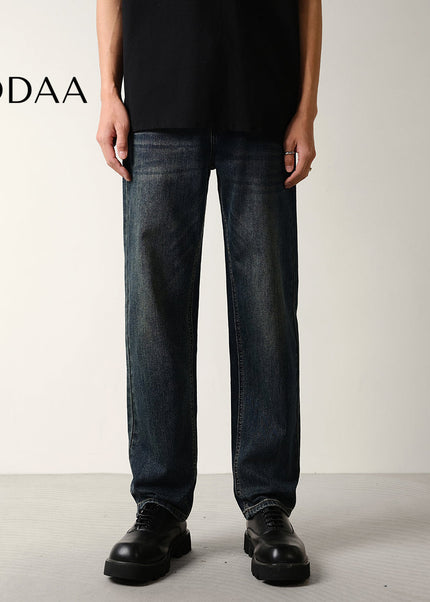 Dark Blue Vintage Micro Tapered Stretch Jeans - 28 / Dark Blue - Men’s Jeans