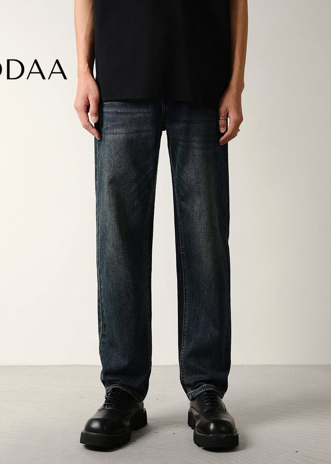 Dark Blue Vintage Micro Tapered Stretch Jeans - 28 / Dark Blue - Men’s Jeans