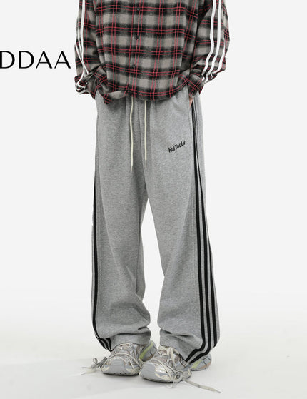 Dark Gray Loose Fit Casual Sweatpants for Men - S / Light Grey - Unisex Sweatpants
