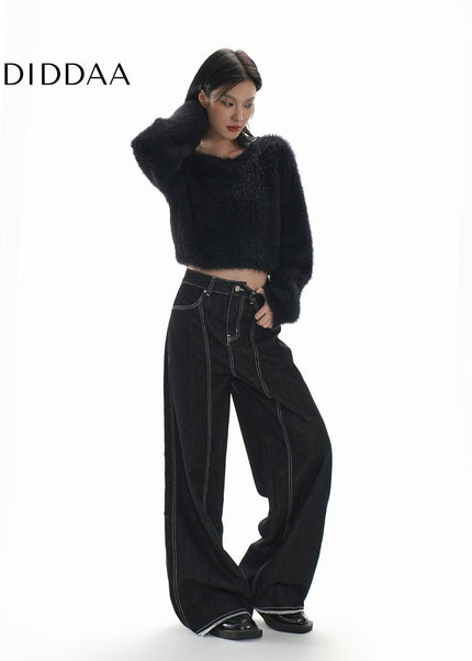 Denim Deconstructed Scimitar Design Jeans - Women’s Jeans