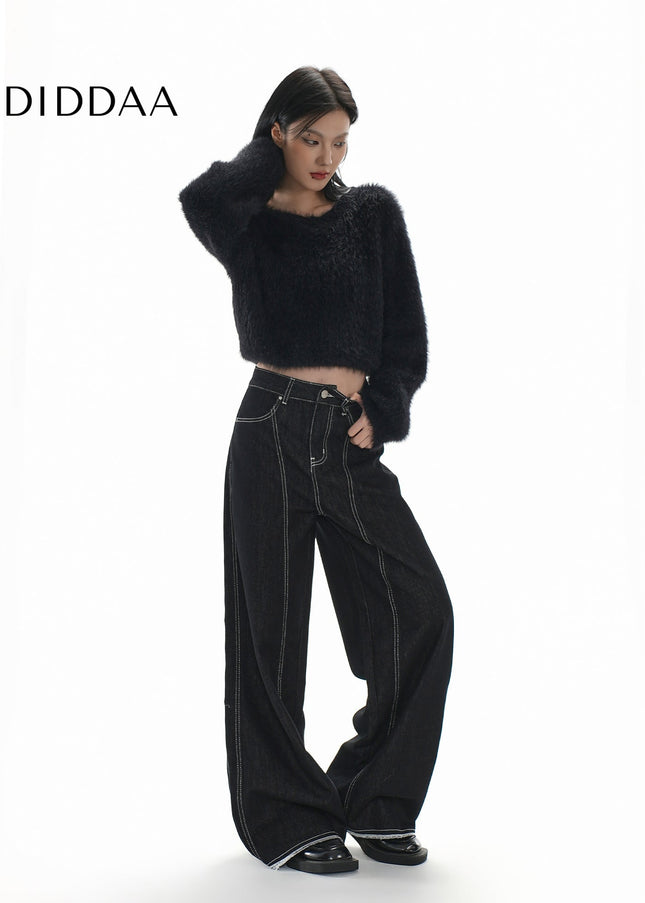 Denim Deconstructed Scimitar Design Jeans - Women’s Jeans