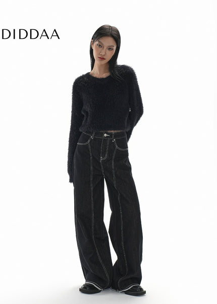 Denim Deconstructed Scimitar Design Jeans - Women’s Jeans