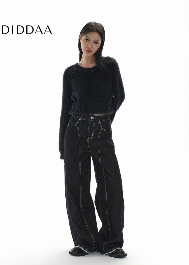 Denim Deconstructed Scimitar Design Jeans - Women’s Jeans