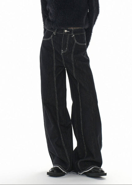 Denim Deconstructed Scimitar Design Jeans - Women’s Jeans