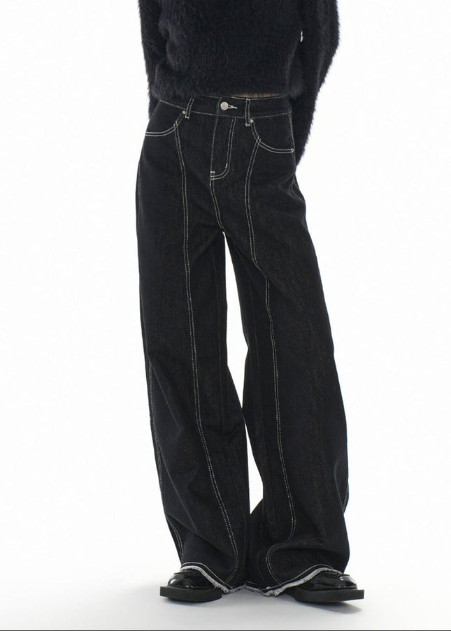 Denim Deconstructed Scimitar Design Jeans - Women’s Jeans