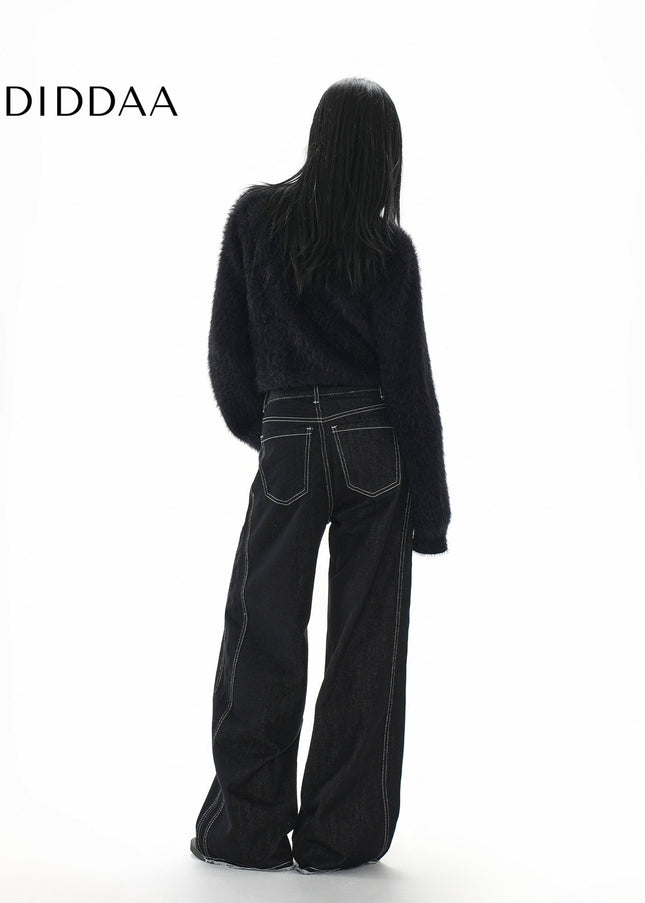 Denim Deconstructed Scimitar Design Jeans - Women’s Jeans