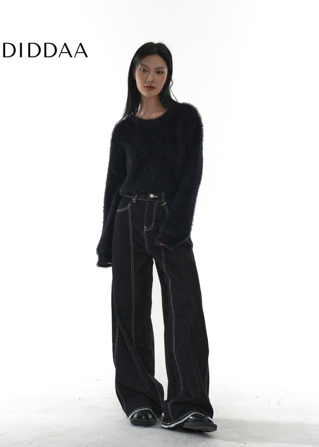 Denim Deconstructed Scimitar Design Jeans - Women’s Jeans