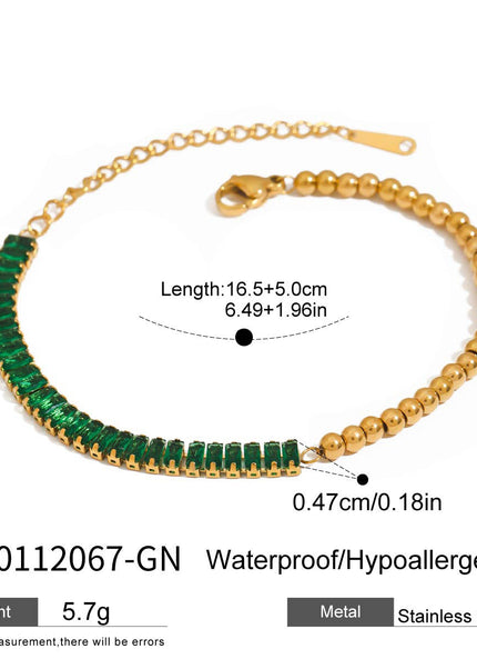 Emerald Tennis Bracelet