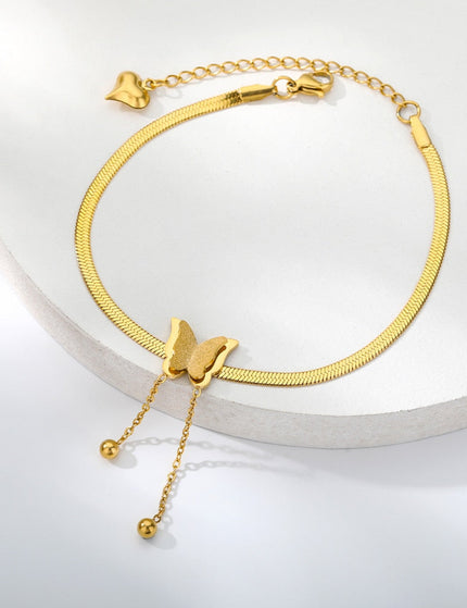 Entrage Bracelet | Gold Butterfly Womens Jewelry Braceler - Gold - Bracelets
