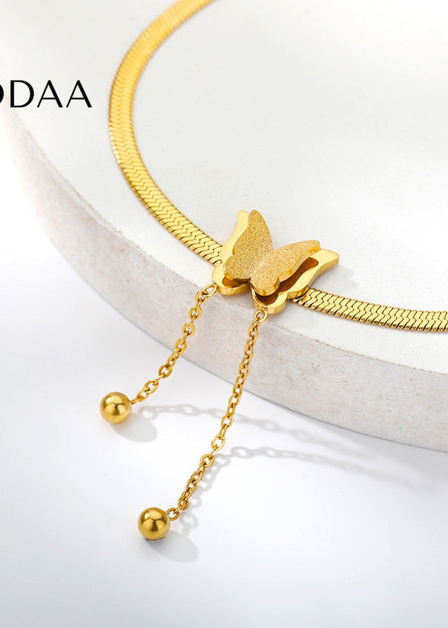 Entrage Bracelet | Gold Butterfly Womens Jewelry Braceler - Gold - Bracelets