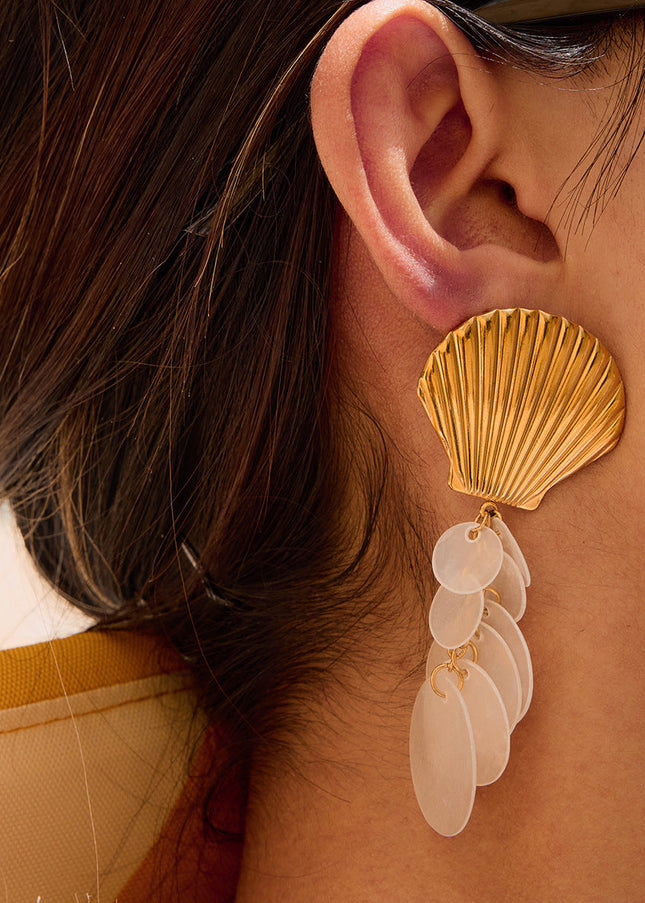 Jieding cross-border stainless steel earrings, light luxury, high-end ear jewelry, design sense, niche earrings, titanium steel earrings