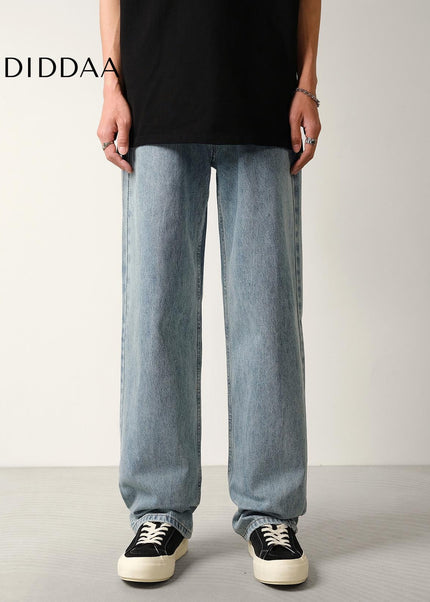 Fog Nostalgic Wash Loose Wide-Leg Jeans for Men - Men’s Jeans