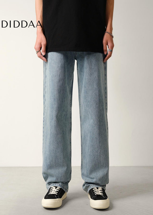 Fog Nostalgic Wash Loose Wide-Leg Jeans for Men - Men’s Jeans