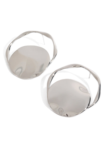 Jieding European and American stainless steel earrings, women's earrings, niche high-end earrings, titanium steel jewelry, cross-border earrings