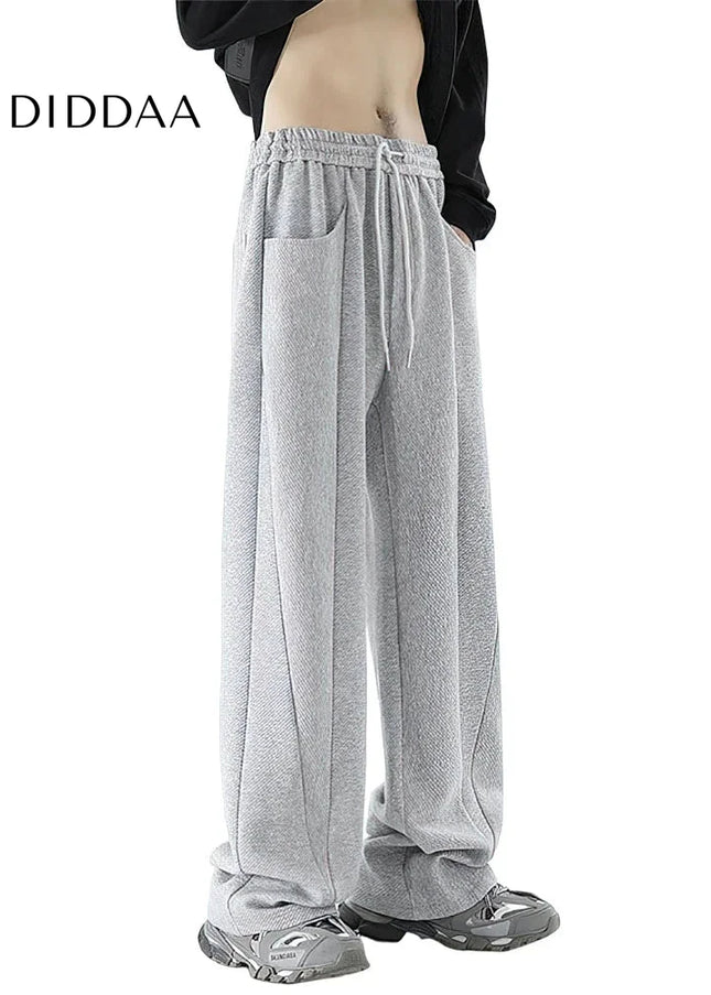 Gray Heavy Duty Flared Sweatpants for Men Casual Wear - Grey / S - Unisex Sweatpants