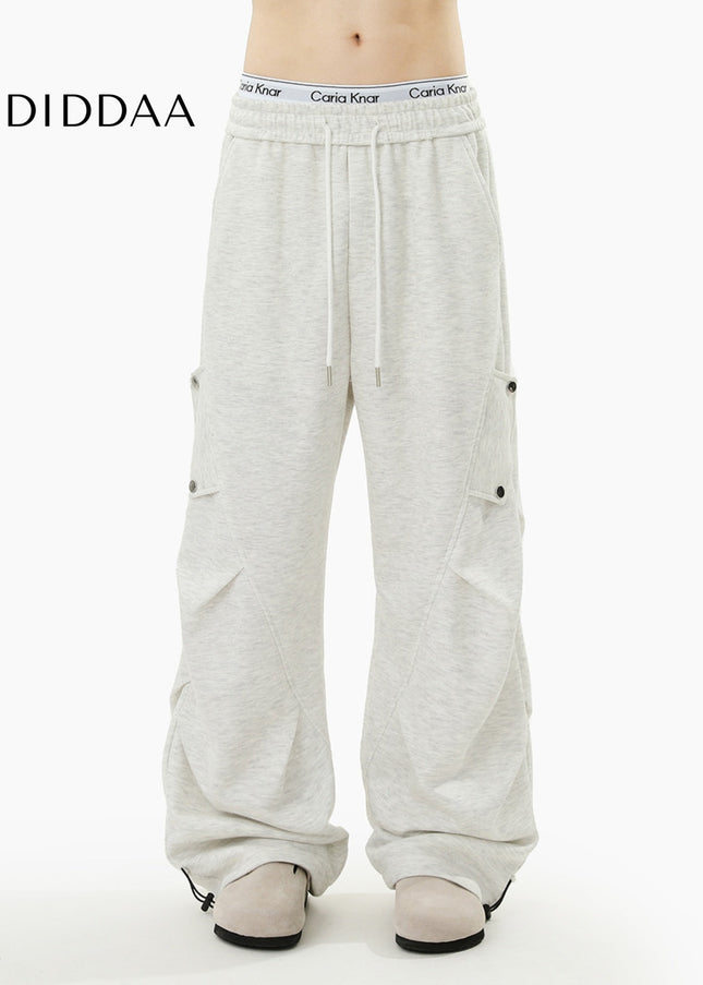 Gray Loose Fit Casual Sweatpants for Men and Women - Unisex Sweatpants