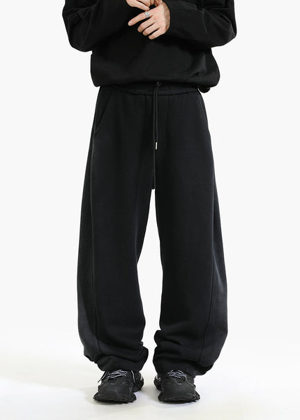 Gray Loose Fit Casual Sweatpants for Men - Unisex Sweatpants