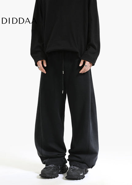 Gray Loose Fit Casual Sweatpants for Men - Unisex Sweatpants