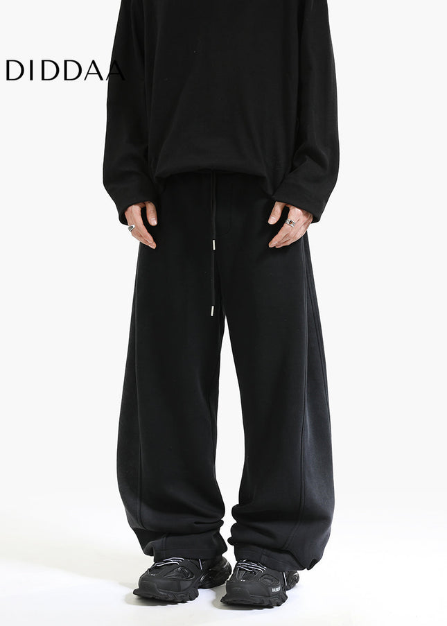 Gray Loose Fit Casual Sweatpants for Men - Unisex Sweatpants