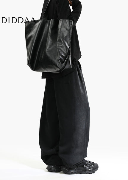 Gray Loose Fit Casual Sweatpants for Men - Unisex Sweatpants