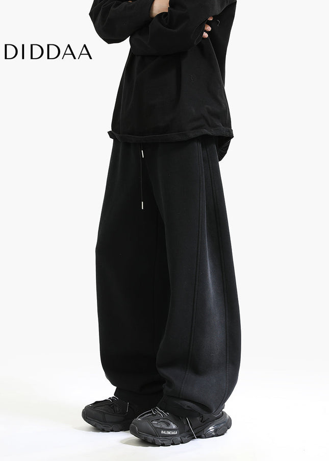 Gray Loose Fit Casual Sweatpants for Men - Unisex Sweatpants