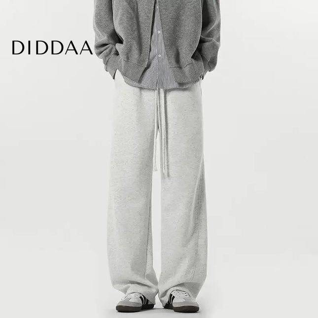 Gray Loose Fit Casual Wide Leg Men’s Sweatpants 9W629 - M / Light Grey - Unisex Sweatpants