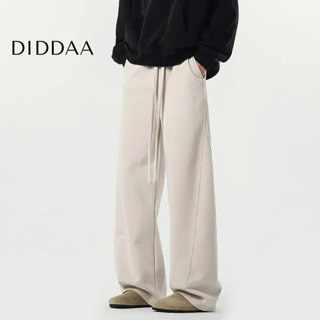 Gray Loose Fit Casual Wide Leg Men’s Sweatpants 9W629 - Unisex Sweatpants