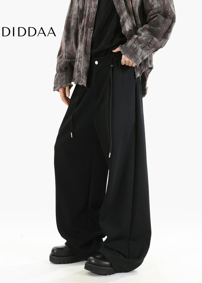 Gray Loose Fit Cotton Sweatpants for Men and Women - Unisex Sweatpants