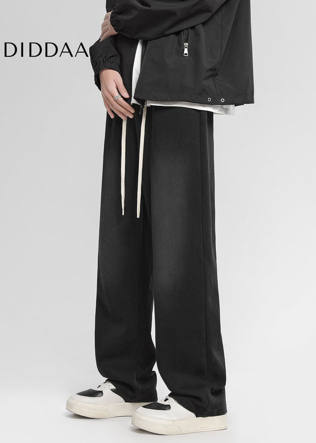 Gray Loose Fit Cotton Sweatpants for Men - Unisex Sweatpants