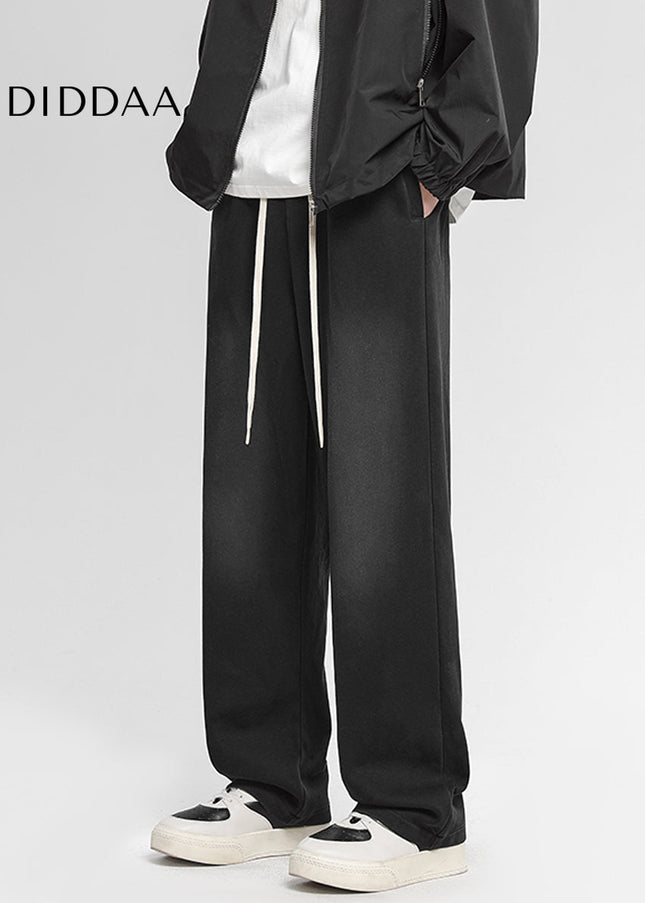 Gray Loose Fit Cotton Sweatpants for Men - Unisex Sweatpants