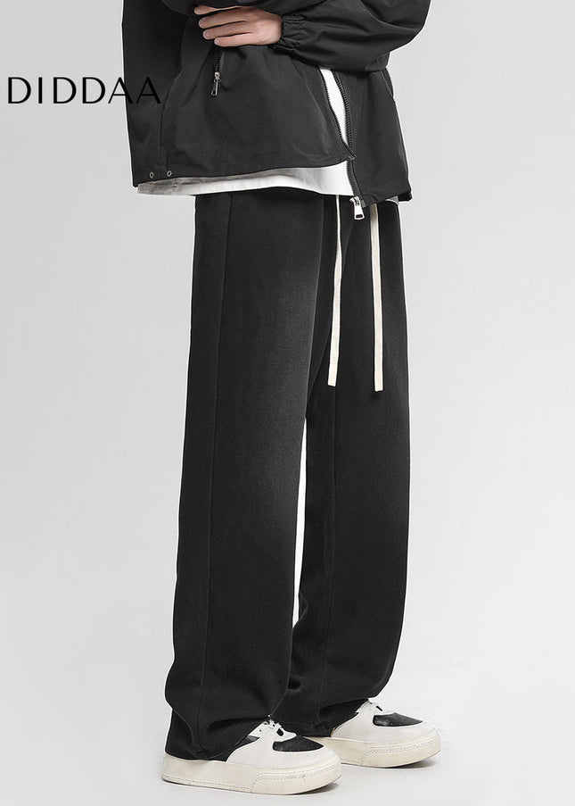 Gray Loose Fit Cotton Sweatpants for Men - Unisex Sweatpants