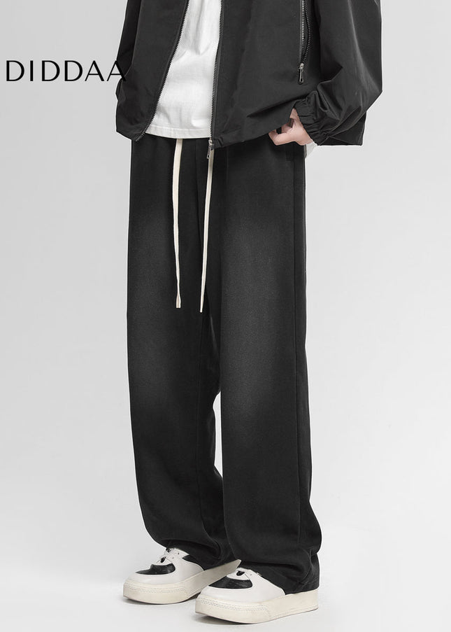 Gray Loose Fit Cotton Sweatpants for Men - Unisex Sweatpants