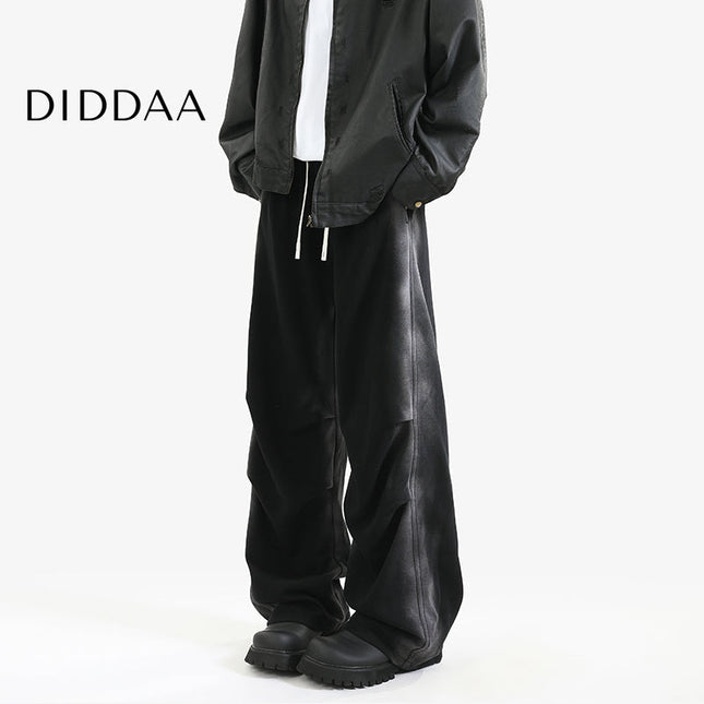 Gray Loose Fit Plus Size Sweatpants for Men and Women - S / Black - Unisex Sweatpants