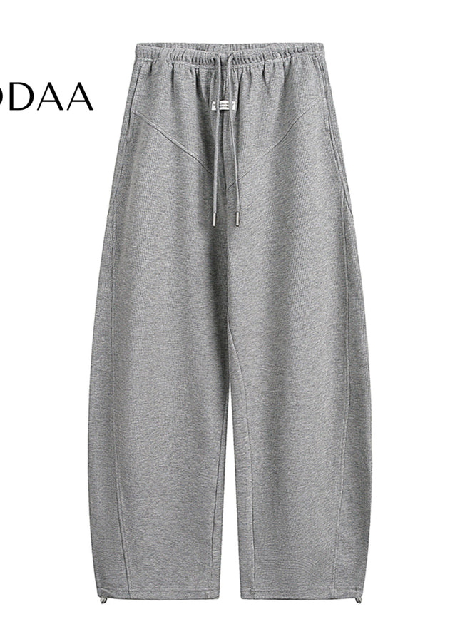 Gray Loose Fit Wide-Leg Sweatpants for Men and Women - M / Grey - Unisex Sweatpants