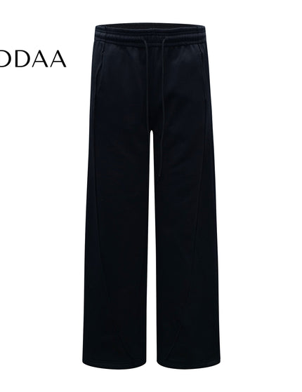 Gray Thickened Fleece Scimitar Sweatpants for Men and Women - S / Black - Unisex Sweatpants