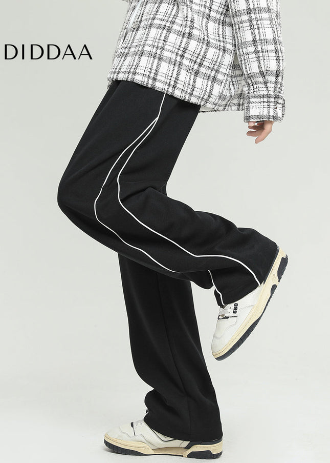 Grey Drape Loose Wide-Leg Sweatpants for Men - Unisex Sweatpants