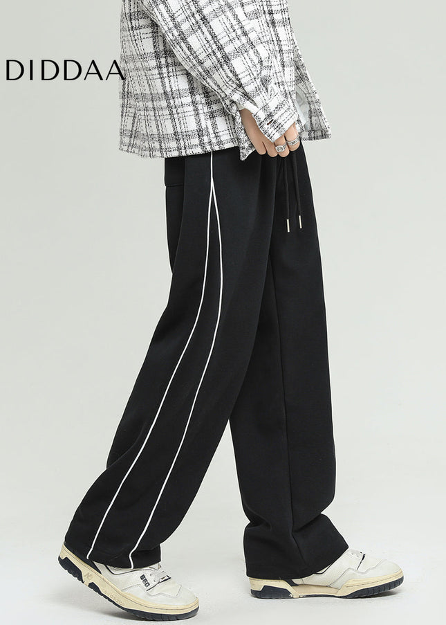 Grey Drape Loose Wide-Leg Sweatpants for Men - Unisex Sweatpants