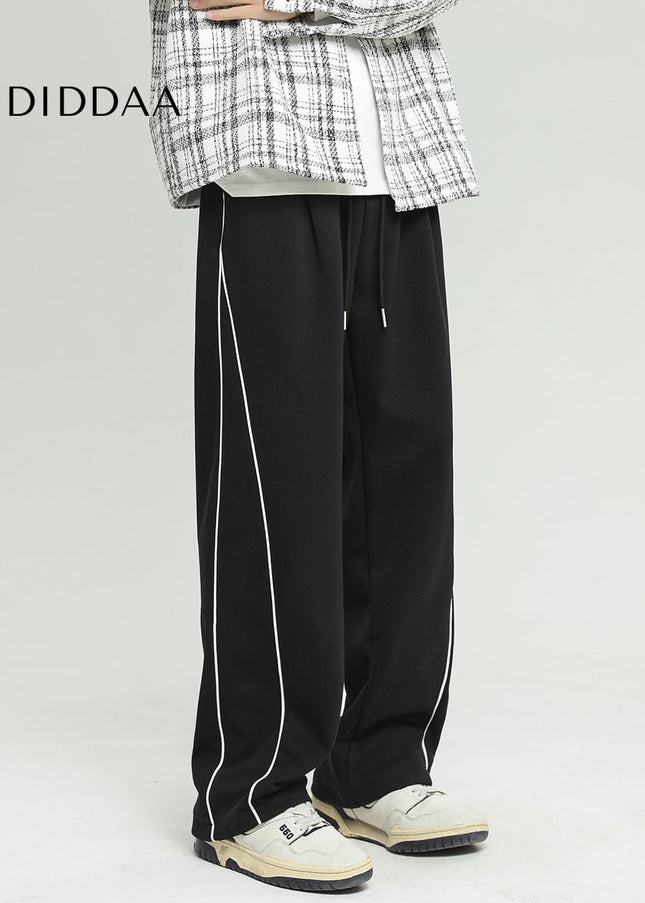 Grey Drape Loose Wide-Leg Sweatpants for Men - Unisex Sweatpants