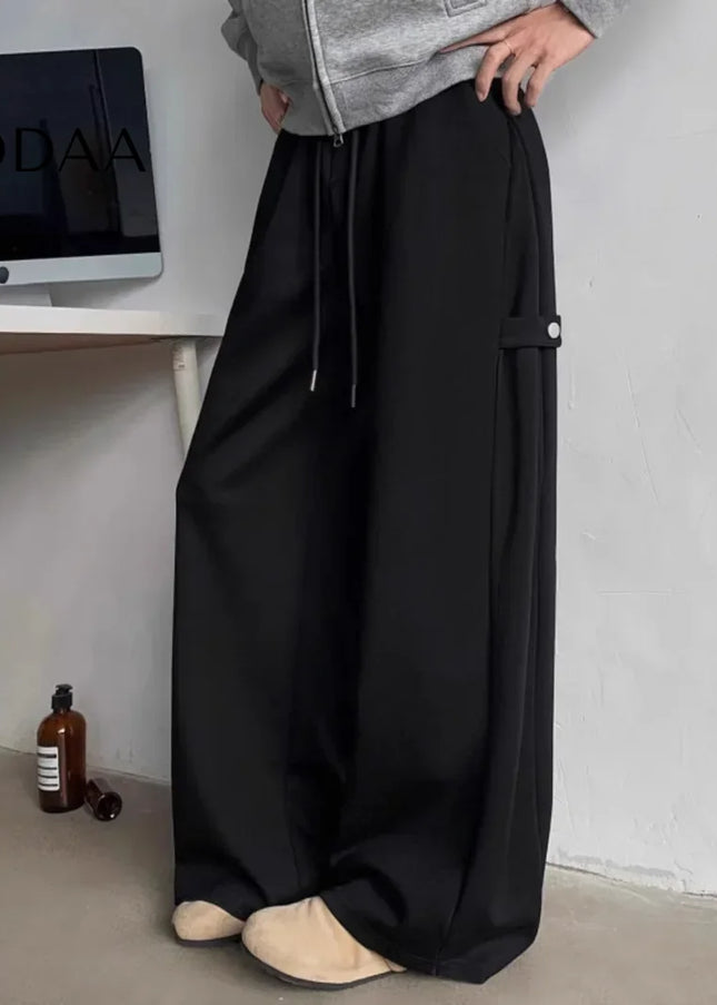 Grey Heavy-Structured Casual Sweatpants for Men - Unisex Sweatpants