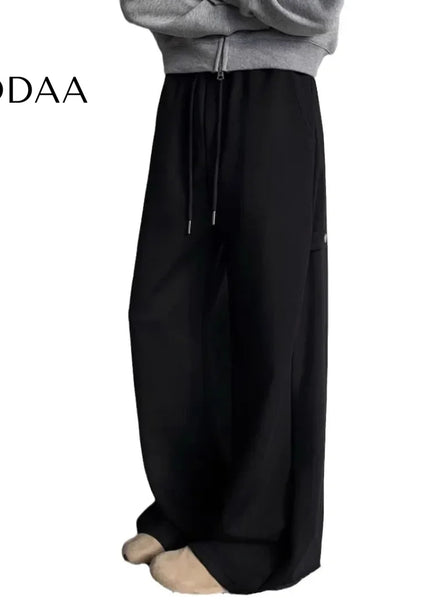 Grey Heavy-Structured Casual Sweatpants for Men - Unisex Sweatpants