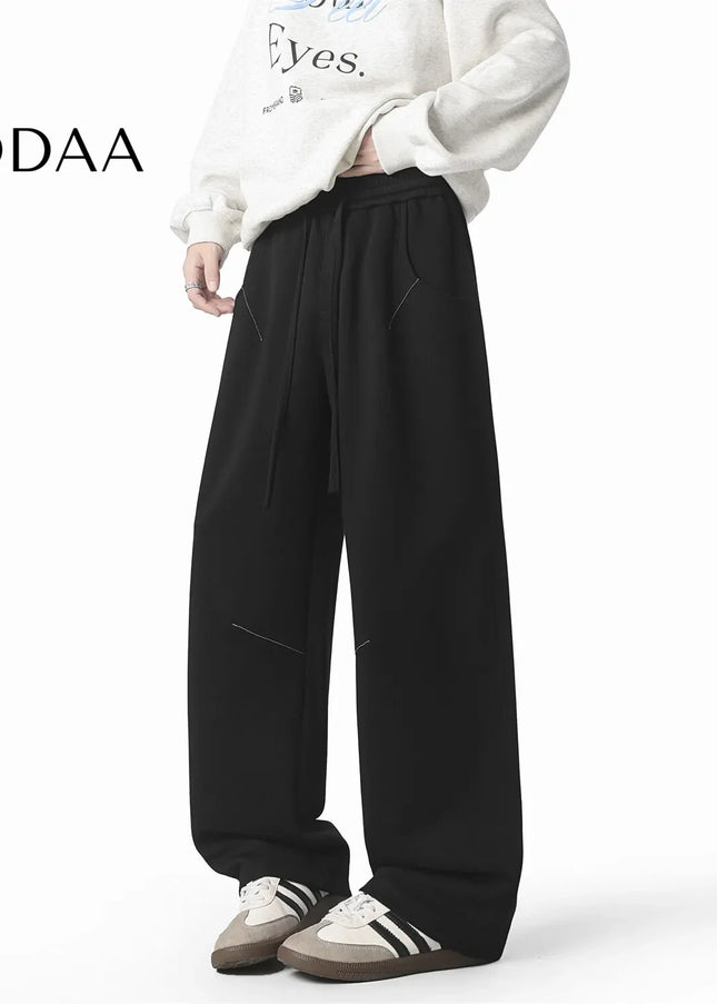 Grey Heavyweight Graphic Joggers Pants for Men - Unisex Sweatpants