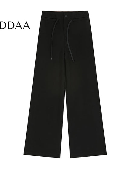 Grey Loose Drape Wide Leg Cotton Sweatpants - S / Black - Unisex Sweatpants