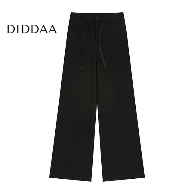 Grey Loose Drape Wide Leg Cotton Sweatpants - S / Black - Unisex Sweatpants