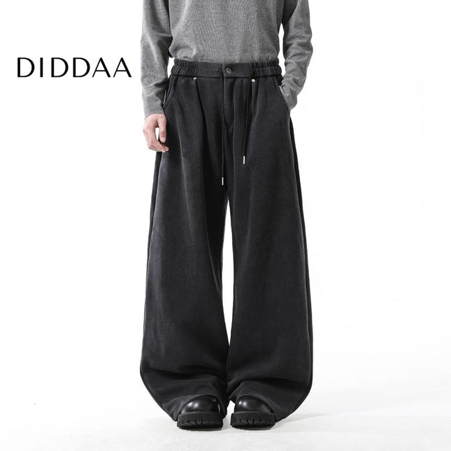Grey Loose Fit Casual Pants for Men - S / Dark Grey - Unisex Sweatpants