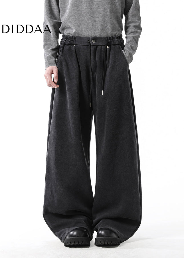 Grey Loose Fit Casual Pants for Men - Unisex Sweatpants