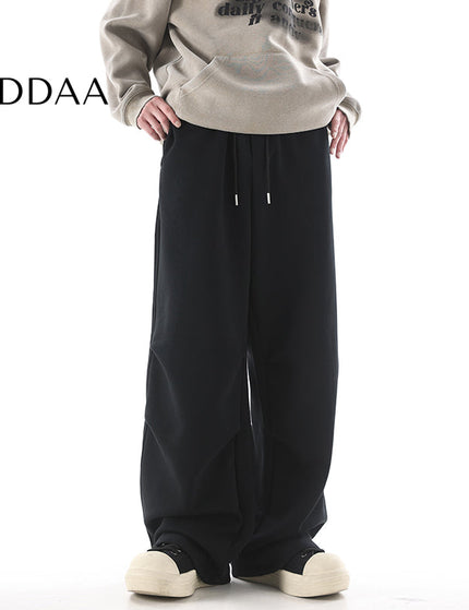 Grey Loose Fit Casual Sweatpants for Men - S / Black - Unisex Sweatpants