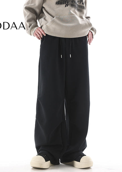 Grey Loose Fit Casual Sweatpants for Men - S / Black - Unisex Sweatpants