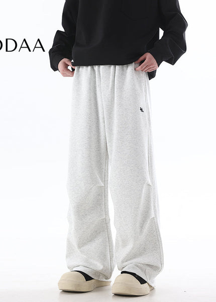 Grey Loose Fit Casual Sweatpants for Men - S / Grey - Unisex Sweatpants