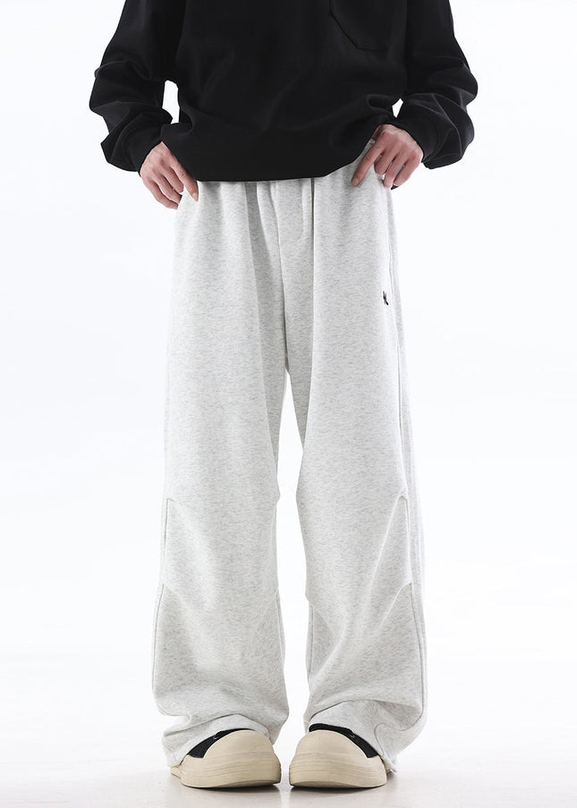 Grey Loose Fit Casual Sweatpants for Men - Unisex Sweatpants